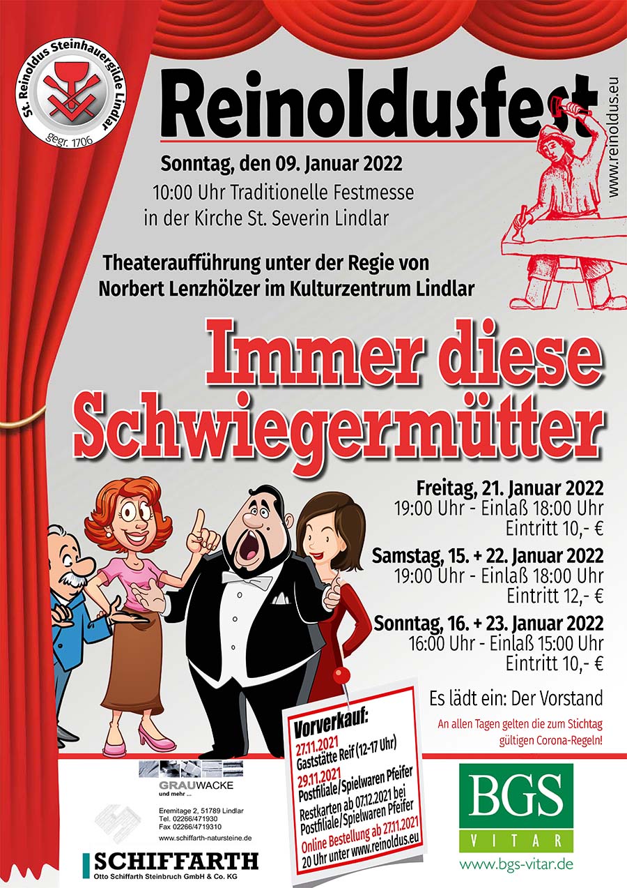 2110014 Reinoldus Theater Plakat A2 und A3
