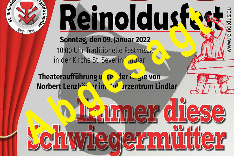 Reinoldus-Theater-Absage